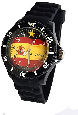 TEMAX Reloj Bandera de España 65XLESF6N-P Personalizado