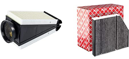 febi bilstein 49658 Luftfilter, 1 Stück & 105817 Innenraumfilter, 1 Stück