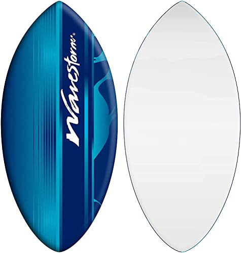 Wavestorm Foam Skimboard 48 | Skimboard for Beginners and All Skimming, Surfing and Bodyboard Levels, Blue Skimboar