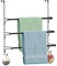 Porte-serviettes 3 barres au-dessus de la porte,Porte-serviettes de salle de bain réglable sans perçage,Barre de serviette suspendue avec 2 crochets pour ranger les serviettes, les vêtements,Bronze