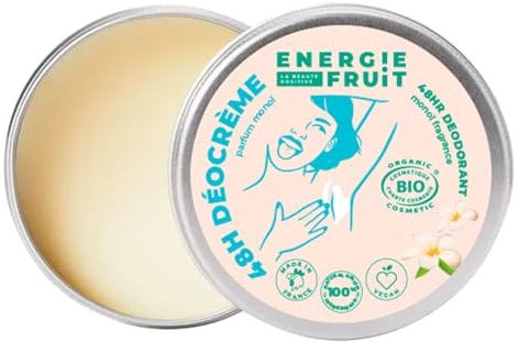 ENERGIE FRUIT | Déodorant crème | Parfum Monoï | BIO certifié par ECOCERT