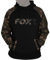 Fox Black/Camo Raglan Hoodie - Angelpullover, Größe:S