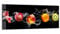 DEQORI Küchenrückwand Glas | Motiv Obst abwaschen | 125x50 cm | Bad- oder Herd-Rückwand | Herdblende Spritzschutz für Küche & Badezimmer | Moderne Deko für Fliesenspiegel