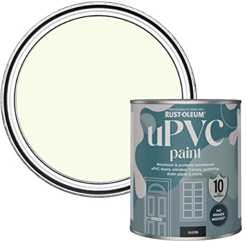 Rust-Oleum Beige uPVC Door and Window Paint In Gloss Finish - Shortbread 750ml