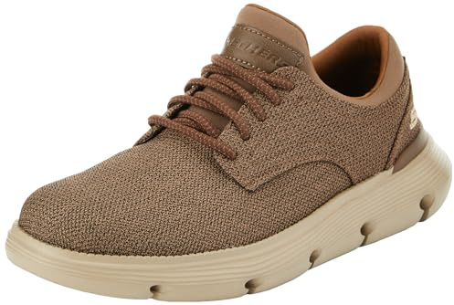 Skechers Garza Reardon, Lässige Schuhe, Brown Mesh,