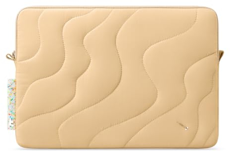tomtoc Gesteppte Laptop Tasche Hülle für 16 Zoll Neu MacBook Pro M4/M3/M2/M1 Pro/Max A3403/3186/A2991/A2780/A2485/A2141 2024-2019, Leicht Weich Süß Laptoptasche Puffy Sleeve