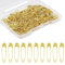 250 Pièces Épingles de Sûreté Petit, 19 mm Mini Épingle à Nourrice, Épingles de Sûreté avec Étui pour Vêtements, Couture, Fabrication de Bijoux, Bricoler, Matelassage (Or)