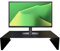 Tecnokit supporto monitor scrivania salvaspazio, rialzo monitor in acciaio per alzare schermo pc e tv, dimensioni cm 78x32x15 h ripiano stand desk organizer per schermo pc e tv (Nero)