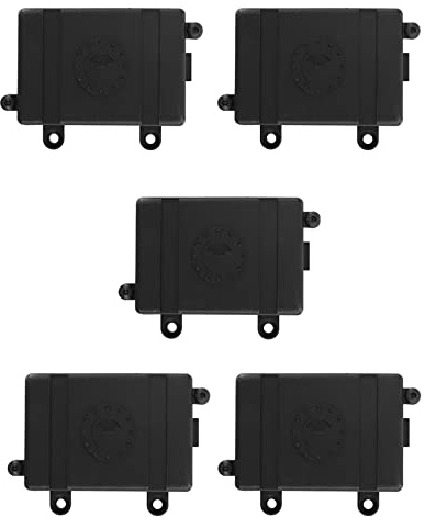 Epodmalx 5X Empfänger Box Rc Auto Radio Box Dekoration Werkzeug Kunststoff für 1/10 Rc Felsen Kriecher Auto Axial Scx10 D90 D110 D130