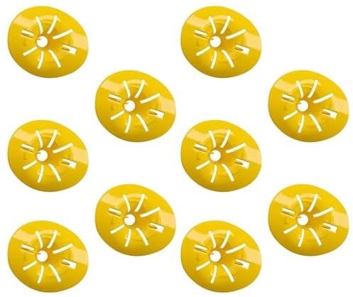 VIDSTW 10 Piezas Trampas para Avispas, Atrapa Avispas Exterior Puedes Hacerlo Mismo, Trampa Velutina Patrón de diseño, para Uso Exteriores o en Areas Bien Ventiladas (Amarillo)