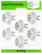 8 Stück Spülmaschinen Rollen Unten Durchmesser Ø 34 mm mit dem Originalcode 5027905900/5 50279059005 für AEG Geschirrspüler für Electrolux für Zanussi - Garantie 5 Jahre - ONIX TECH