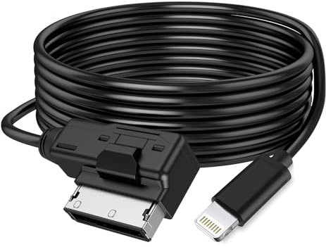 AMI MMI Aux Cord for Apple iPhone 14 13 12 11 XS XR X 8 7 6 SE Compatible with Audi A3/A4/A5/A6/A7/A8/S4/S6/S8/Q5/Q7/R8/TT 2011-2016, VW CC Magotan with MMI 3G System (3.3FT)