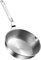 FytStycale Stainless Steel Frying Pan Egg Frying Pan with Long Handle Cooking Eggs Sandwich Nonstick Pan Flat Bottom Skillet for Home, 12cm