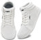 Wizshoe Barfußschuhe Hi top Herren Damen Breite Sneaker Barfuss Schuhe Leicht Walking Zehenschuhe Bequem Unisex Minimalistische Trail Fitness Fitnessschuhe Zero Drop Sohle rutschfest Weiß 41 EU