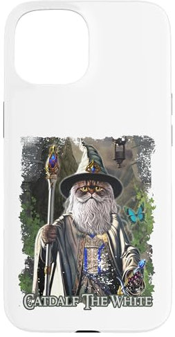 Vincent Hie Movie Parodie Catdalf Cat Gandalf Pet Lovers LOTR Hülle für iPhone 15