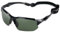MEGAVOW Occhiali da Sole Polarizzati Sportivi Uomo, Occhiali da Sole Anti-UV Ultra Leggero, per Ciclismo Pesca Golf Running Guida, Nero & Verde