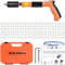 220pcs Pistola Manuale Sparachiodi, Pistola per Unghie Sparachiodi, Portatile Nail Gun Silenziatore Regolabile Pistola Per Chiodi In Acciaio Pistola Per Chiodi Pistola