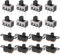 EMSea 80 PCs SS12D10 SS12F15 Hochknauf Vertikale Schiebeschalter SPDT 3-poliger 2-Positionen-Mikro-Verriegelungs-Kippschalter für die Schalttafelmontage für Audiogeräte