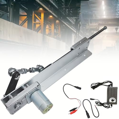 Linearantrieb,Linear Actuator,Hubkolbenmotor,Einstellbarer teleskop Motor DIY Motor mit Drehzahlregler 12v-Teleskopischer Hub 3-15cm (90 Hübe/Minute) für Rüttler/Schwingsieb
