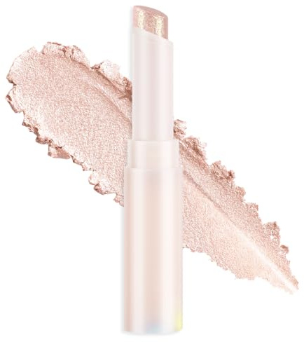 BUTBU Eyeshadow Stick, Crystal Jelly Glaze Eye Shadow Stick, Cream Eyeshadow, Blendable Formula Eyes Makeup, Long Lasting eyeshadow Pencil For Daily Makeup and Special Occasions (Fuchsia Fun)