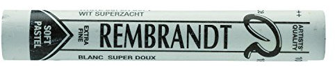 Rembrandt weiche Pastelle - Weiß superweich 101.5 - Premium Qualität Kunstkreide für professionelle Künstler