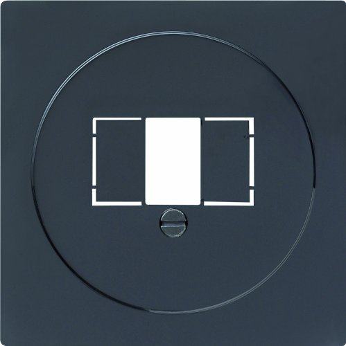 Gira 027647 Abdeckung TAE mit Stereo und USB S, schwarz