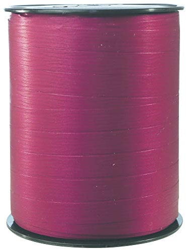 Clairefontaine 601582C Spule Geschenkband matt (250 m x 10 mm, ideal für Bastelprojekte und Geschenke) 1 Stück bordeaux