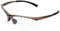 Bollé Safety PSSCONT-035, Schutzbrille, 1 Stück, Einheitsgröße, braun Serie CONTOUR II (SIDEWINDER)