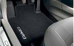 NEU ORIGINAL KIA CEED CEE'D 2012 auf Veloursteppich MATS SET 4- FRONT & REARS