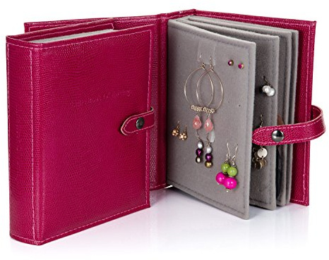 Little Book of Earrings - Cherry - Earring Storage Solution by Little Book of Earrings