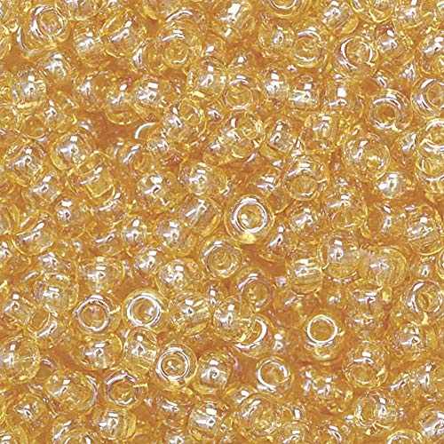 Gütermann / KnorrPrandell 3105202 - Rocailles 2,5mm transparent apricot, 17 g/Dose