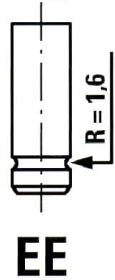 Freccia R3989/RNT Einlaßventil