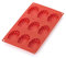 Lékué Molde silicona platino Madalena Concha, Rojo, 9 cavidades