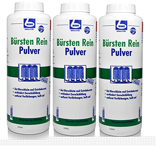 3x Dr. Becher Bürsten Rein Pulver Reiniger 750 g