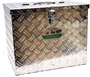 Lehmann Putzbox Alumax: Aluminium-Reinigungskiste, Rechteckig, 30 cm x 36 cm x 36 cm