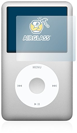 BROTECT Schutzglas für iPod classic Gen 5-7 Schutzfolie Made in Germany Panzer Folie Glas Displayschutz [Kratzfest 9H, Anti-Fingerprint,Transparent]