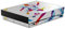 Skin kompatibel mit Microsoft Xbox One X Folie Sticker Sport Muster Fußball