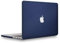 UESWILL Custodia rigida opaca liscia compatibile con MacBook Pro (Retina, 15, metà 2012/2013/2014/metà 2015), modello A1398, senza CD-ROM, senza touch bar, blu navy