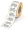 Adressetiketten personalisiert – weiße Namensaufkleber in 57x32mm – schwarzer Druck auf Haftpapier – 100 Stk. – von Your Gravur
