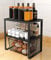 YunNasi Schrankregal Stapelbar in Edelstahl Küchenregal Organizer für Küche Aufbewahrung Badezimmer Aufbewahrung Schrank Organizer (2 Stück, M:30x20x15cm)