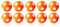 Robertson Kickerball Winspeed 35 mm 10er Set orange-weiß, farbecht, Abriebfest und langlebig, für Tischfußball und Tischkicker