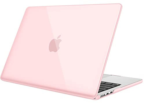 Fintie Case Compatible with MacBook Air 13.6 Inch (2022 Release) Model A2681 - Snap On Hard Shell Cover for MacBook Air 13.6 M2 Chip with Liquid Retina Display and Touch ID, Pink
