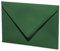 ARTOZ 75x Briefumschläge DIN B6 Racing Green (Grün) - 12,5 x 17,8 cm - Nassklebung - gerippte Kuverts ohne Fenster - Serie Artoz 1001