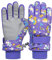 Durio Skihandschuhe Kinder Wasserdicht Winter Schneehandschuhe PU Palme für Outdoor Sport Lila 7-9 Jahre