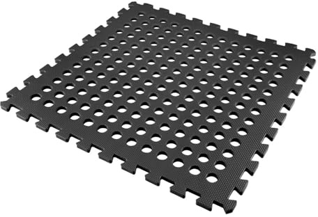 T.I.P. Poolmatte - Unterlegmatte 4er Set 62x62x1,2cm (endlos erweiterbar, Bodenfliesen Pool, Schutzmatte, Schutz der Poolbodenfolie vor Schäden, resistenter und biegsamer Schaumstoff) SBM 120/4, 30459
