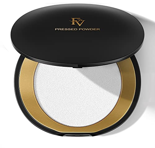 FV Transparentes Puder Make-up, Compact Finishing Powder für Mattierend Finish, Wasserfest und Langanhaltend für Fettig Trocken Normal und Reife Haut Baking Powder, Alle Hauttypen, Vegane Formel