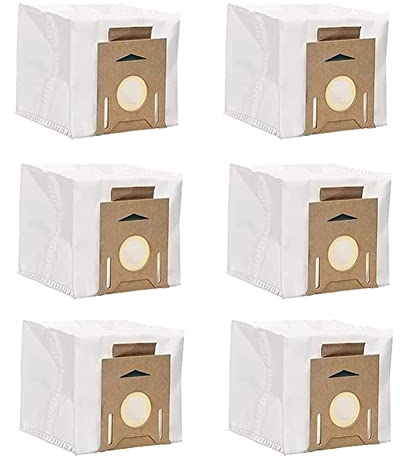 6 Stück Staubbeutel für Yeedi Vac/Vac 2 Pro Station, Ecovacs DEEBOT OZMO T8 AIVI Max und Series/N8 Pro Plus Staubsauger Roboter Zubehör Ersatzteile