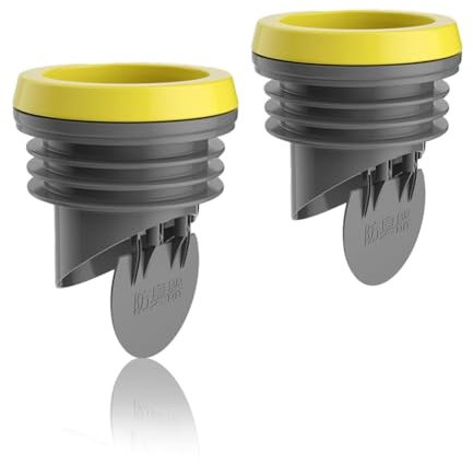 Paociuro 2 Anelli per per Flange per WC con Valvola di Prevenzione del Riflusso - per Ciotola per Spessa Adatto A Linee di Scarico da 3,2-4 Pollici