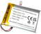 1000mAh, 3,7V wiederaufladbarer Akku als Ersatz für HelloBaby HB66, HB66 Pro, HB31, HB6231, HB24, HB6233, HB6339 Video Babyphone