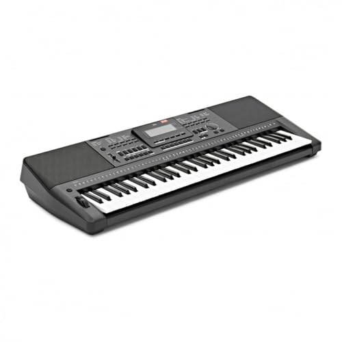 KB-iii 61 Touch-Sensitive Keys Keyboard with 128-note Polyphony by G4M | 61 touch-sensitive keys with 128-note polyphony, 618 voices with 200 accompaniment styles, built-in speakers